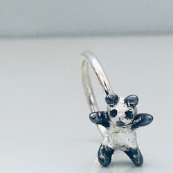 銀戒指“熊貓” 第1張的照片