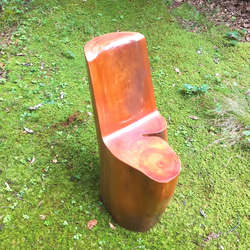 丸太椅子　Ｌ型 1枚目の画像