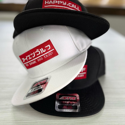 OTTO ウールブレンドスナップバックキャップ刺繍カスタム キャップ