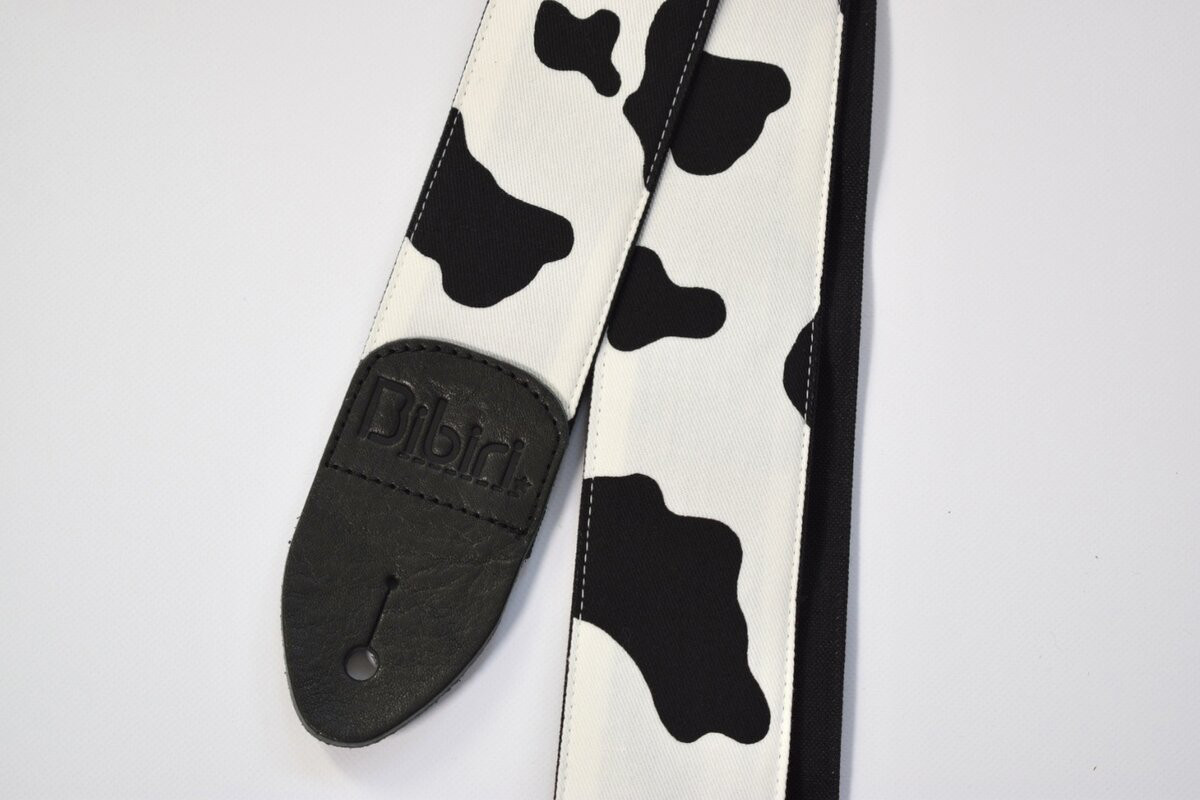 うし　帆布ギターストラップ
