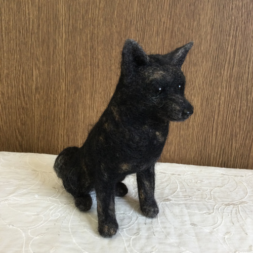 羊毛フェルト 甲斐犬 羊毛フェルト masapan 通販 14530956｜Creema
