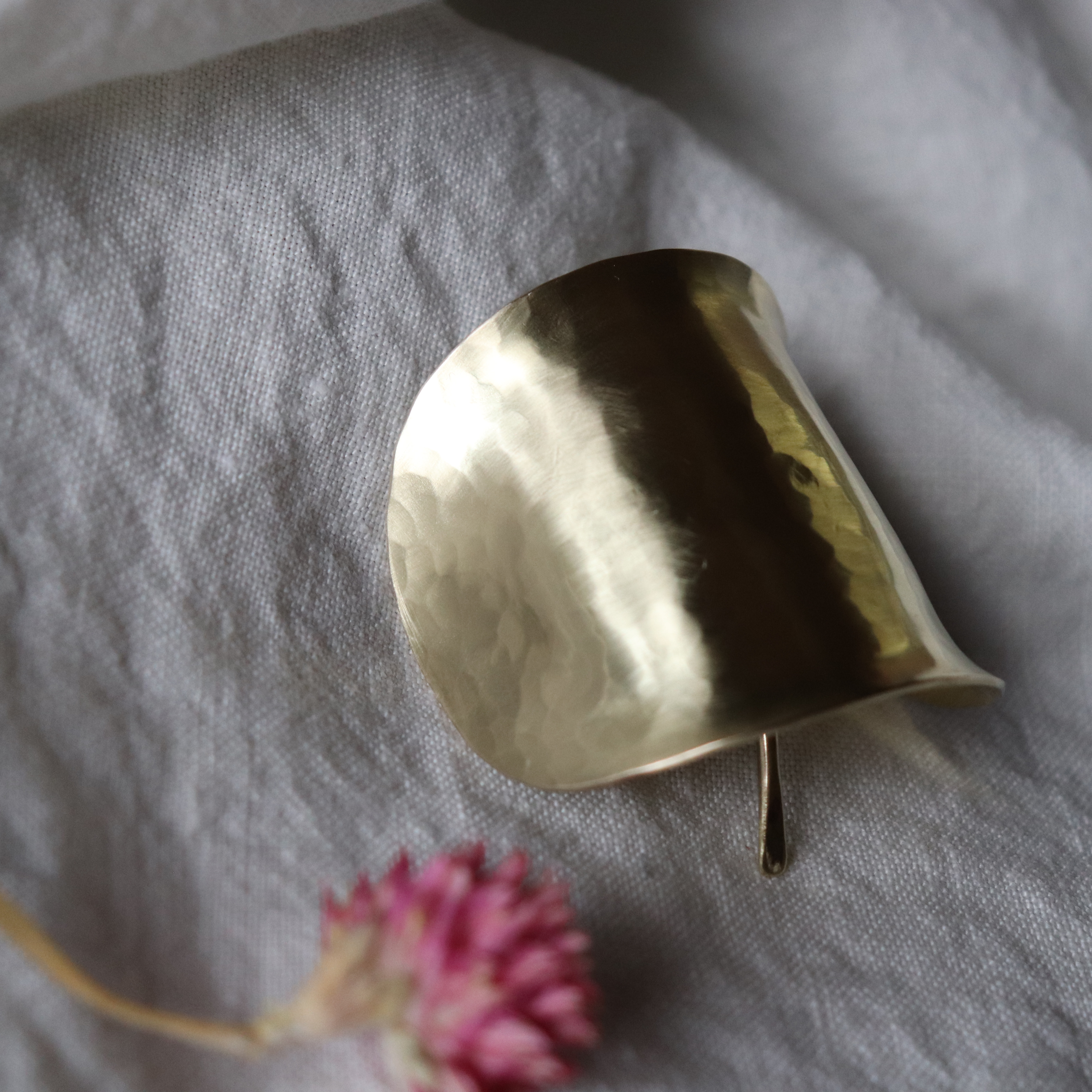 freckle.【oonami 大波つちめ L】 【美容師が考えたポニーフック】ヘアフック/ヘアカフ/真鍮 /ヘアアクセ