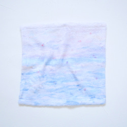 柔和色調的毛巾手帕“晨曦寧靜” 第2張的照片