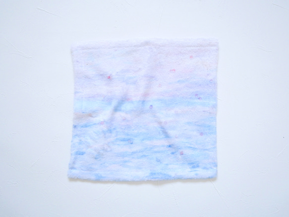 柔和色調的毛巾手帕“晨曦寧靜” 第2張的照片