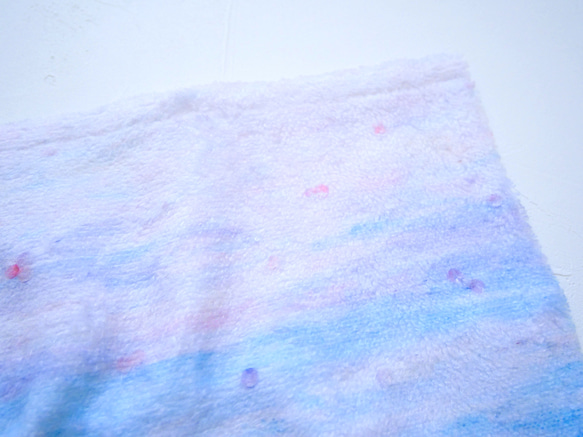 柔和色調的毛巾手帕“晨曦寧靜” 第3張的照片