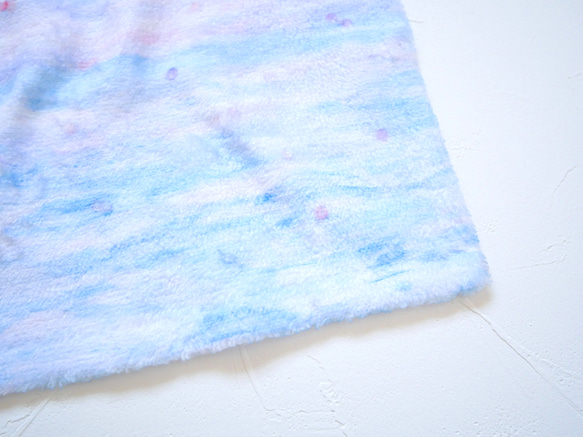 柔和色調的毛巾手帕“晨曦寧靜” 第4張的照片