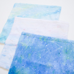 柔和色調的毛巾手帕“晨曦寧靜” 第5張的照片