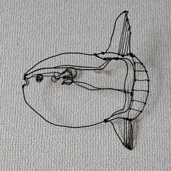 ぷかぷか泳ぐマンボウのワイヤーアート マンボウの3Dワイヤーアート その他素材 JUN 通販 14531209