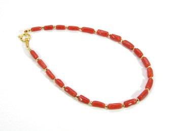 宝石珊瑚   さんご　レデイ－ス アクセサリ－　ジュエリー　ブレスレット・ハングル　No－01433