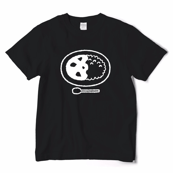 LACICO カレーライス Tシャツ (ホワイト / ブラック / S～XL) 送料無料 ラッピング無料 バレンタイン 3枚目の画像