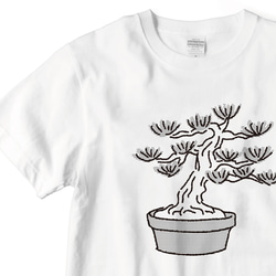 LACICO 盆栽 Tシャツ (ホワイト / ブラック / S～XL) 送料無料 ラッピング無料 バレンタイン 松葉 2枚目の画像