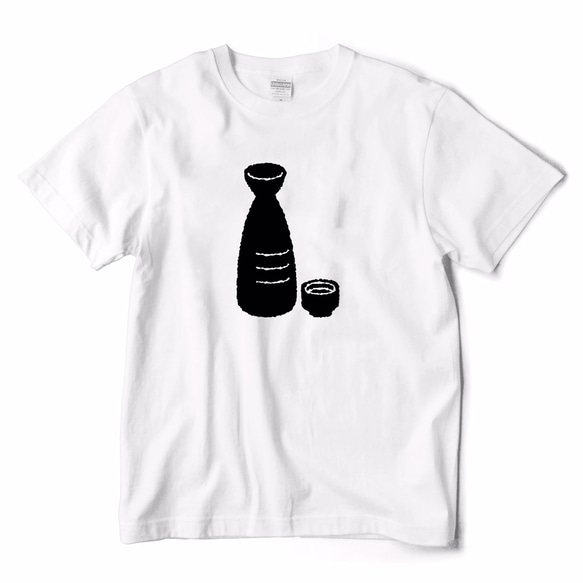 LACICO 日本酒 Tシャツ (ホワイト / ブラック / S～XL) 送料無料 ラッピング無料 バレンタイン 徳利 3枚目の画像