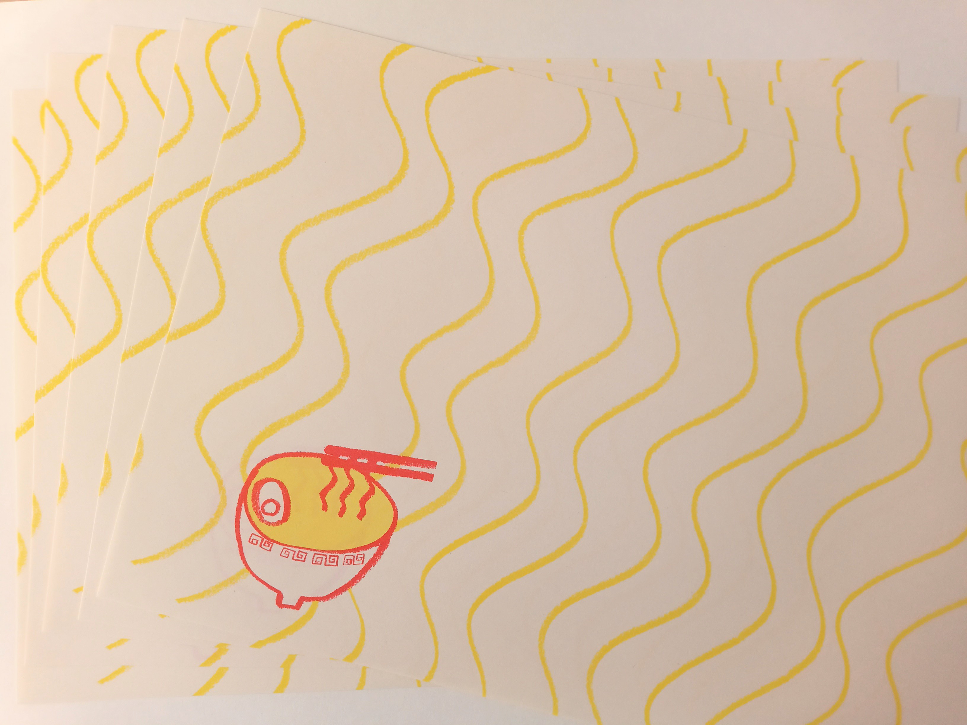 新書&コミック再販予定 【はいから横丁】ラーメン横町ブックカバーLGR