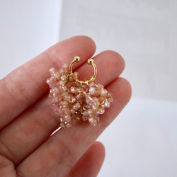 merletto pink French vintage earcuff 5枚目の画像