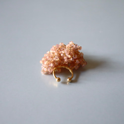 merletto pink French vintage earcuff 2枚目の画像