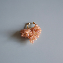 merletto pink French vintage earcuff 3枚目の画像