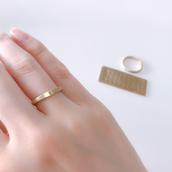 ≪mini様専用≫ order-made◎stamp ring 3枚目の画像