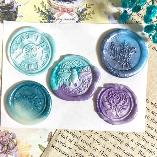 ✩.*˚シーリングワックスシール ✩.*˚ 封蝋ステッカー 78 ✩.*˚シーリング