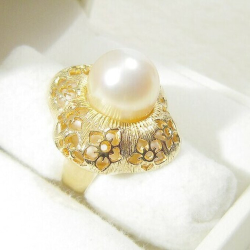 17.59ct、13mm南洋真珠とSV925の指輪（リングサイズ：9号、サイズ変更 