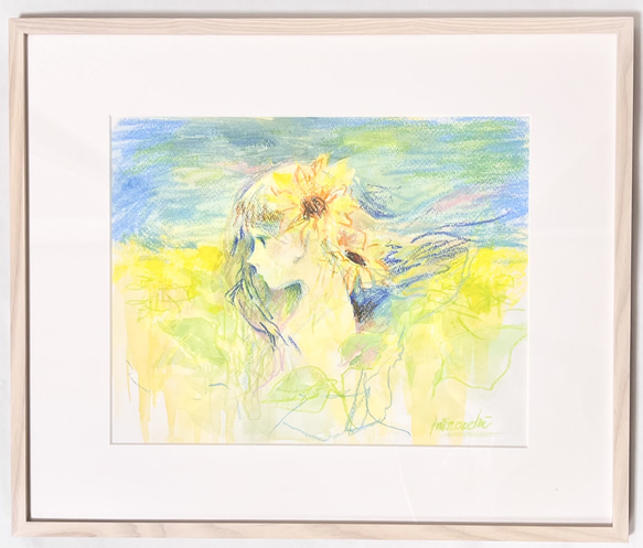 『あの日もみんながだいすきだったよ』絵画　水彩画　チャリティー 1枚目の画像