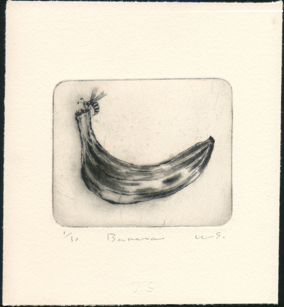 バナナ／銅版画 1枚目の画像