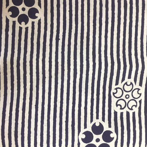 希少 昭和レトロ 大阪万博 EXPO70s柄 浴衣 本藍ハンドメイドプリント