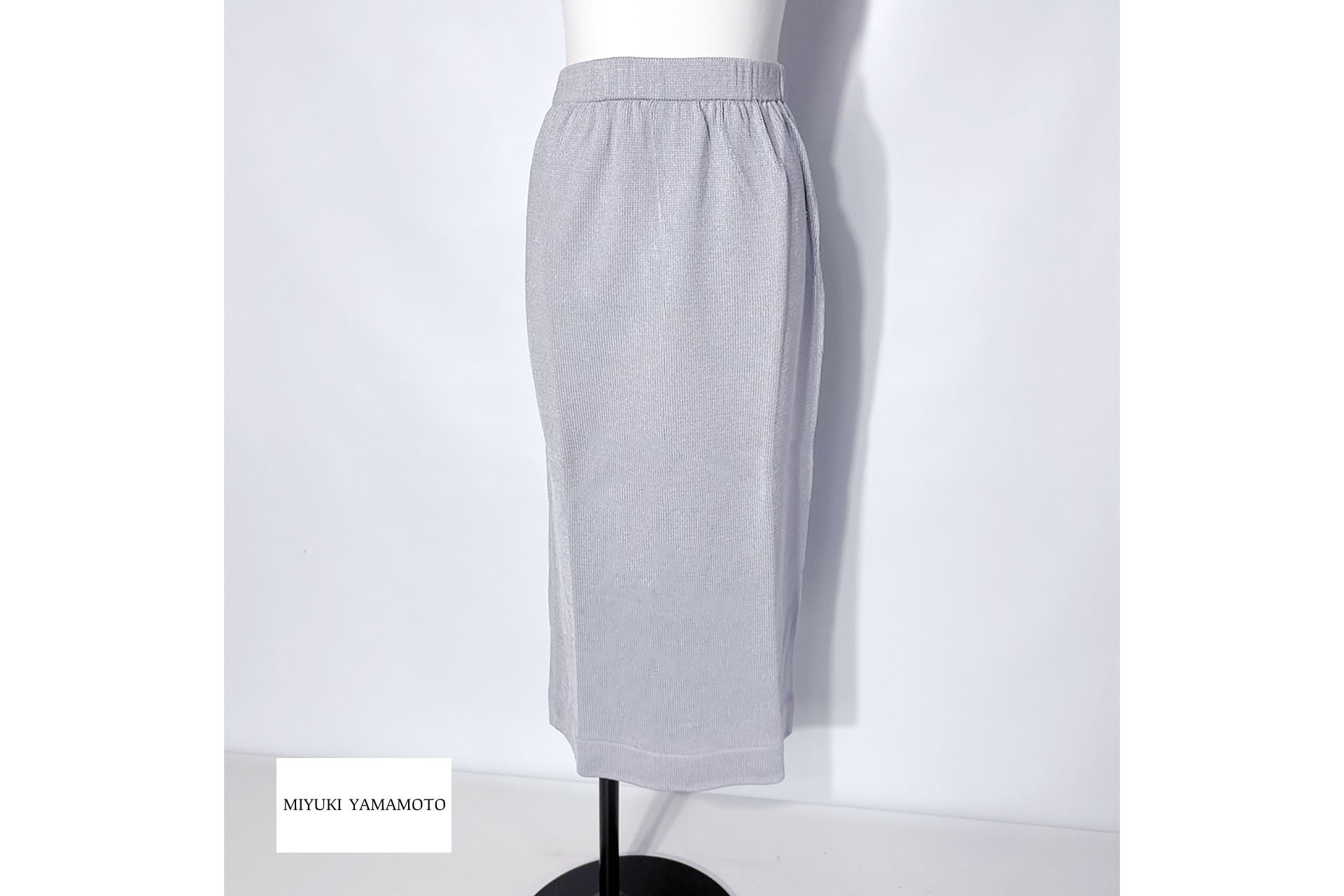 スリム ロング スカート グレー  385 SLIM LONG SK ニットウェア