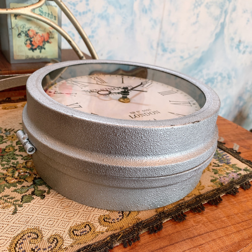 おしゃれな壁掛け時計 №.7 両面時計ウォールクロック アンティーク 回転時計 おしゃれな壁掛け時計 №.7 両面時計ウォールクロック アンティーク