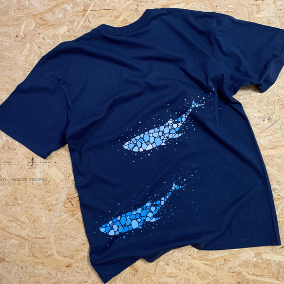 シロナガスクジラ／モザイクブルー 3枚目の画像