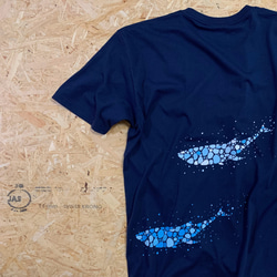 シロナガスクジラ／モザイクブルー 2枚目の画像