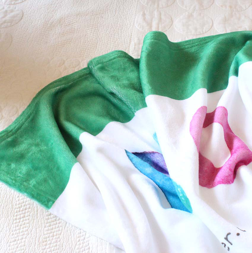 ＊Creema限定2208＊名入れブランケット＊写真入りキーホルダー＊出産祝い＊ギフトセット＊