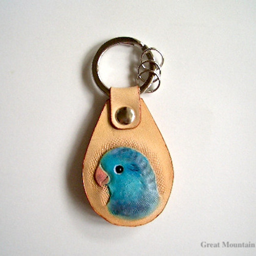 マメルリハインコ ブルー マメルリハ インコ インコグッズ 鳥 革