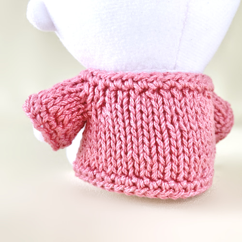 29色＊推し色で作るぬい用オープンフロントカーディガン＊手編みニット