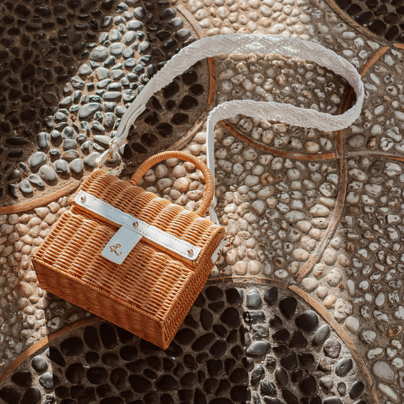 RATTAN - BOHEMIAN Wicker Bag 波西米亞風格 - 盒子形籐袋 第3張的照片