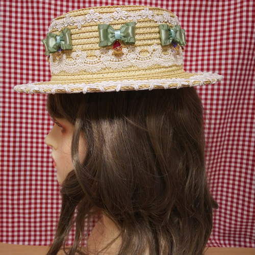 BERRETTA ベルレッタ ストローハット ベルレッタ BERRETTA ストローハット