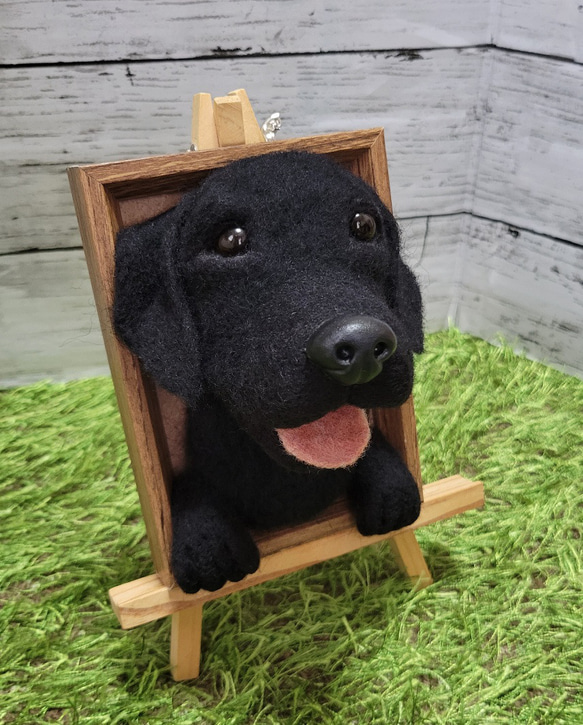 羊毛フェルト ラブラドール 黒ラブ うちの子 愛犬 オーダー ぬいぐるみ