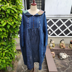 着物リメイク 手作り いろいろな浴衣 パッチワーク ワンピース 前開き