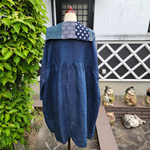 リメイク用　麻　絣　上布　着物　夏着物　J5　古布　木綿　越後上布　近江上布 m28533725309_1.jpg?1753690524