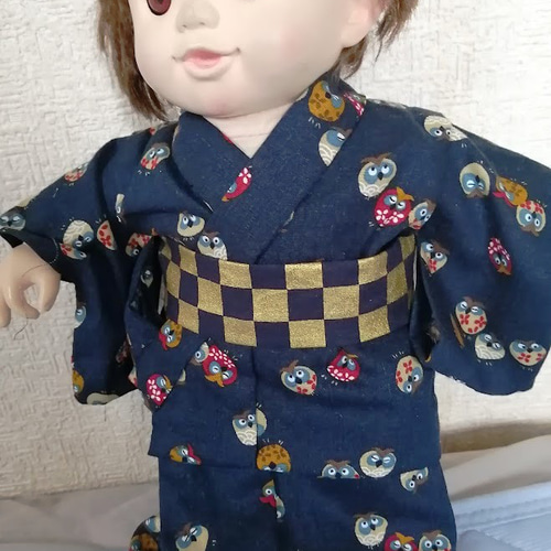 男の子ぽぽちゃん☆アンサンブル（ふくろう） その他人形 よねごんばぁ