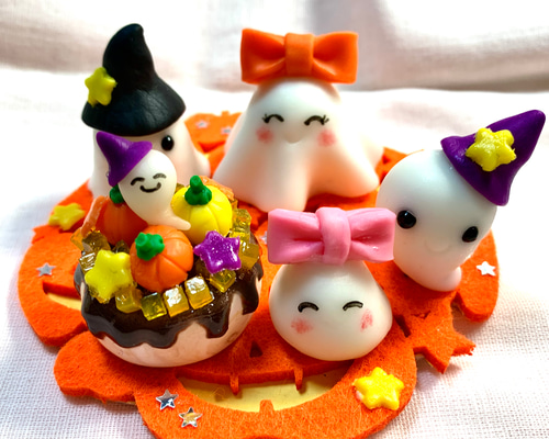 同梱予約済 フエルト 優しい顔のオバケちゃん等 ハロウィン
