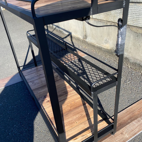 ボタニカルシェルフ 植物棚 ひな壇2 アイアンシェルフ 家具 棚 転落