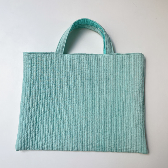 ヌビ レッスンバッグ エメラルドグリーン ヌビバッグ◇キルティング