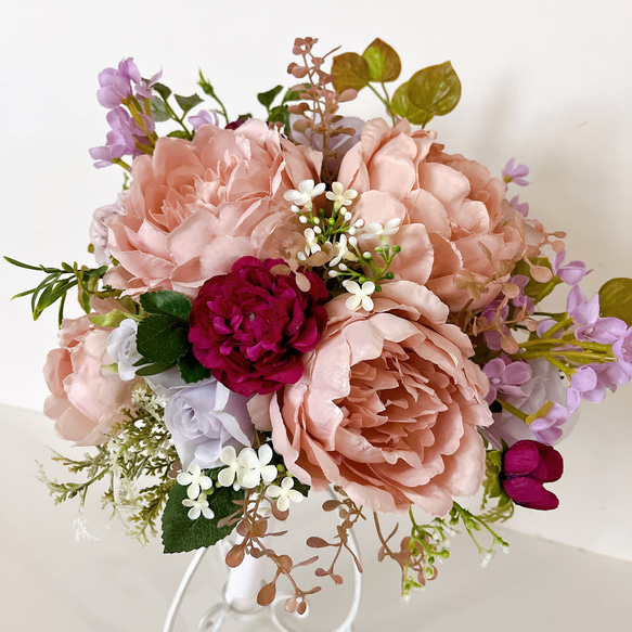 ウェディングブーケ 造花 アンティークピンク MISTER FREEDOM SUGAR CANE チノパン W30 ベージュアンティークピンク