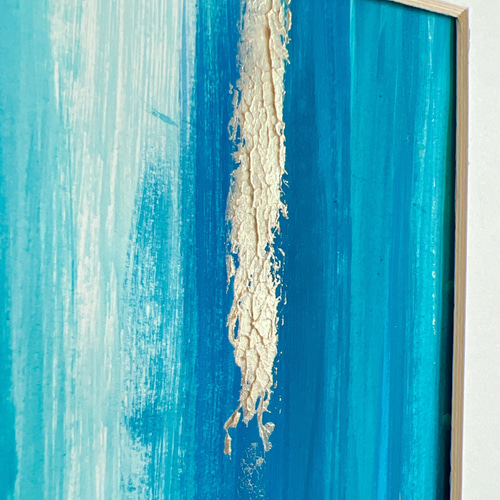 絵画 ocean やっと完成しました✌️ 『せせらぎ』F60 油絵🖼️ たくさんの光
