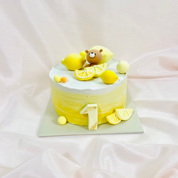 レモンとくまさんのクレイケーキ 6枚目の画像