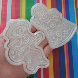 【クッキー型】ハロウィン メキシカンスカル 6枚目の画像
