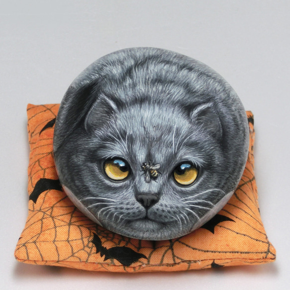 王冠をかぶった猫のアート絵画　ブリディッシュショートヘアー 王冠をかぶった猫のアート絵画 ブリディッシュショートヘアー