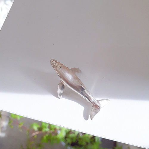 純銀 クジラの置物】クジラ オブジェ 銀プレゼント 銀製品 誕生日