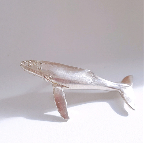 純銀 クジラの置物】クジラ オブジェ 銀プレゼント 銀製品 誕生日