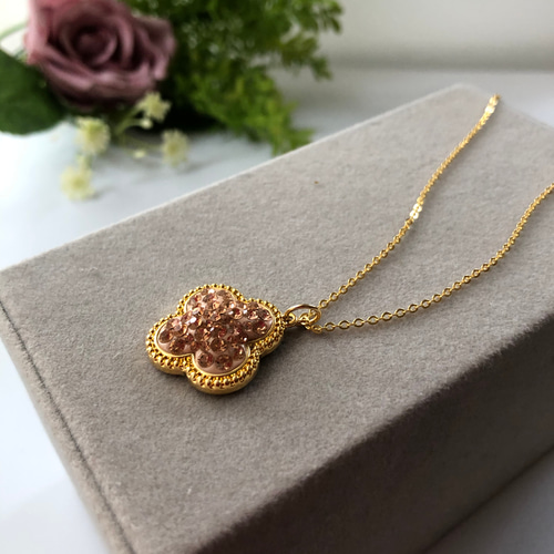 関税/送料込み【en route】18Kクローバーネックレス 楽天市場】K18PG クローバーペンダントトップ Clover (18k、18金